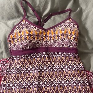 Athleta Multicolor Patterned swim material  Dress
